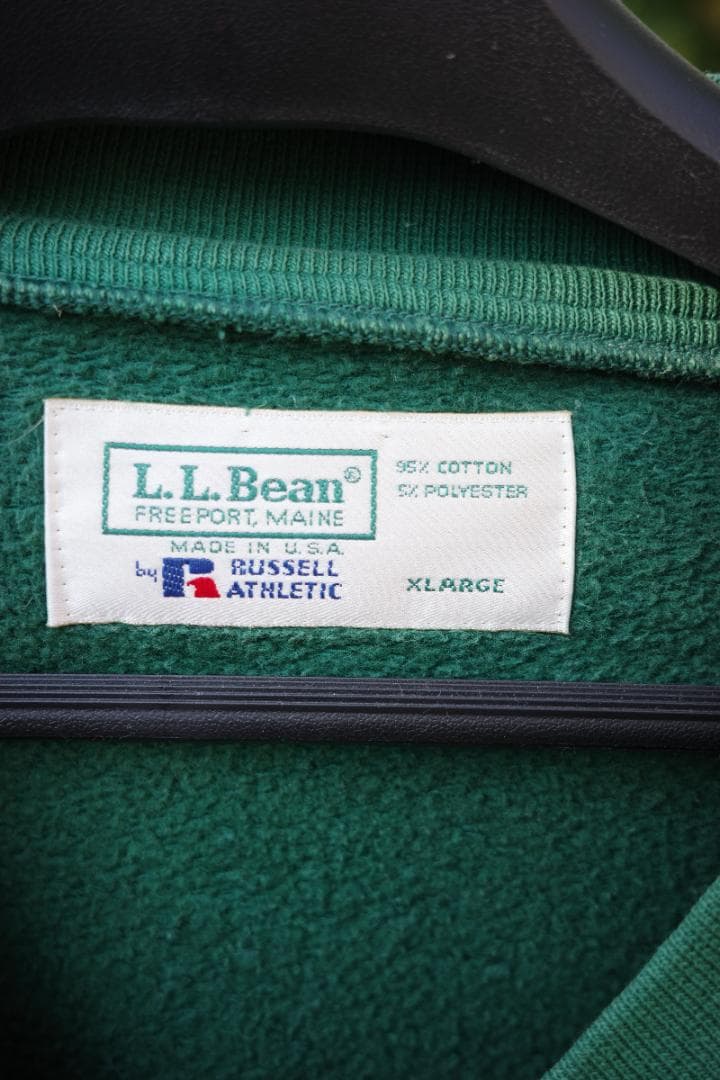 LLBean RUSELL フルスナップ スウェット ジャケット XL USA製 - メルカリ