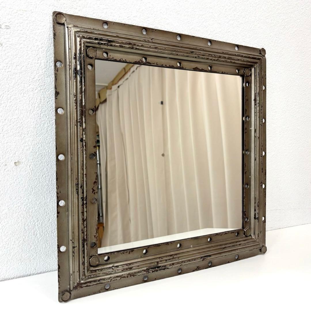 廃盤 DULTON インダストリアルミラー 鏡 ヴィンテージ アンティーク