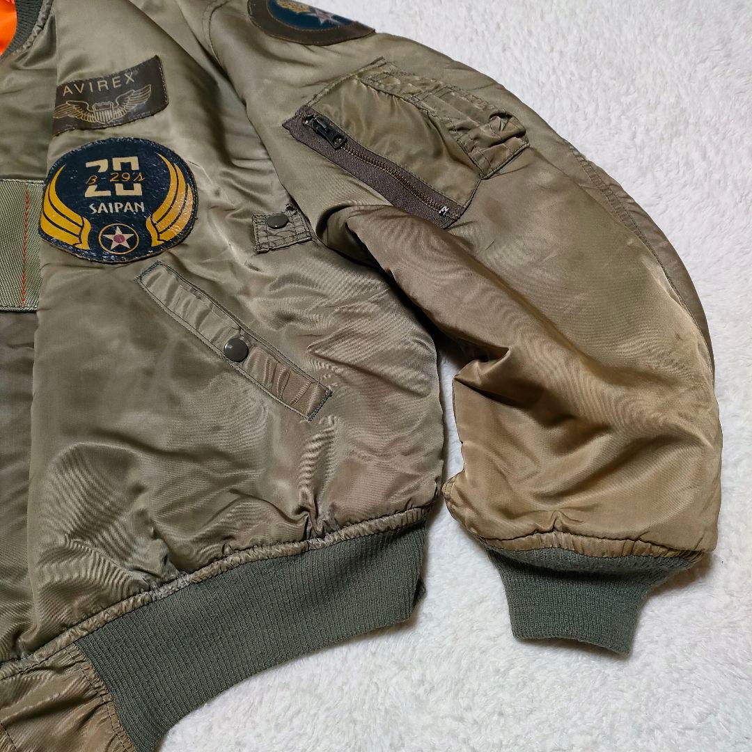 AVIREX アヴィレックス MA-1 USA製 トップガン 長渕剛 - メルカリ