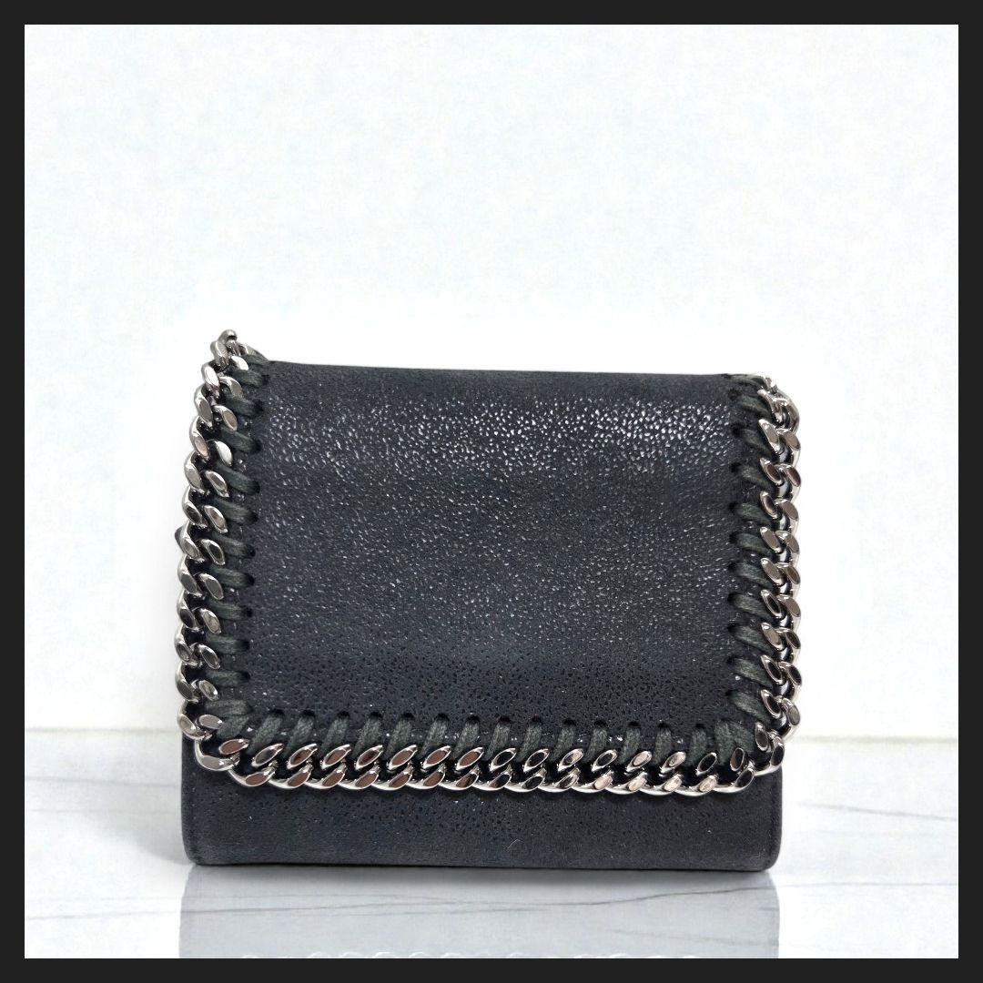 STELLA McCARTNEY 三つ折り財布 ファラベラ レディース ブラック Stella McCartney（ステラ・マッカートニー） 三つ折り財布 Falabella