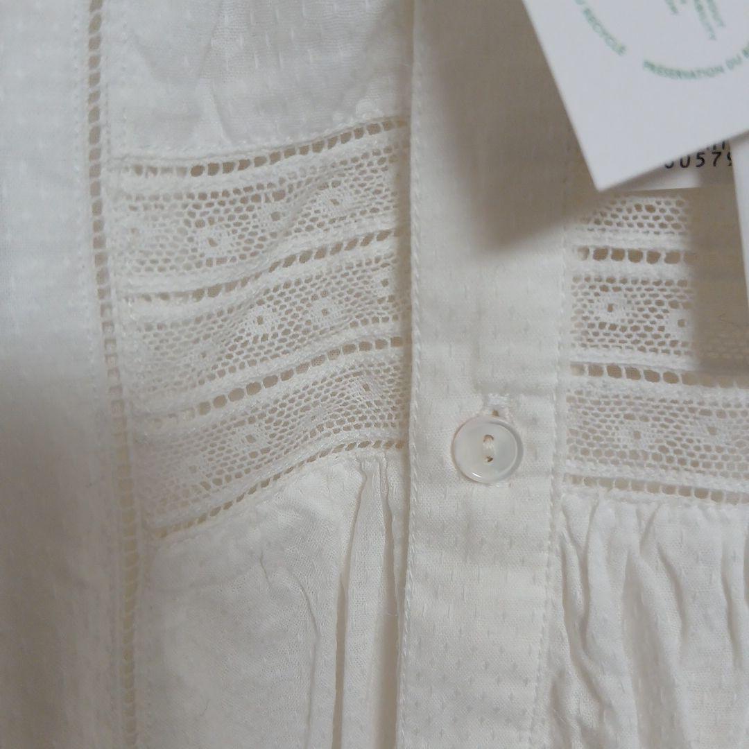 Bonpoint ボンポワン白ブラウス 14A 160 - メルカリ