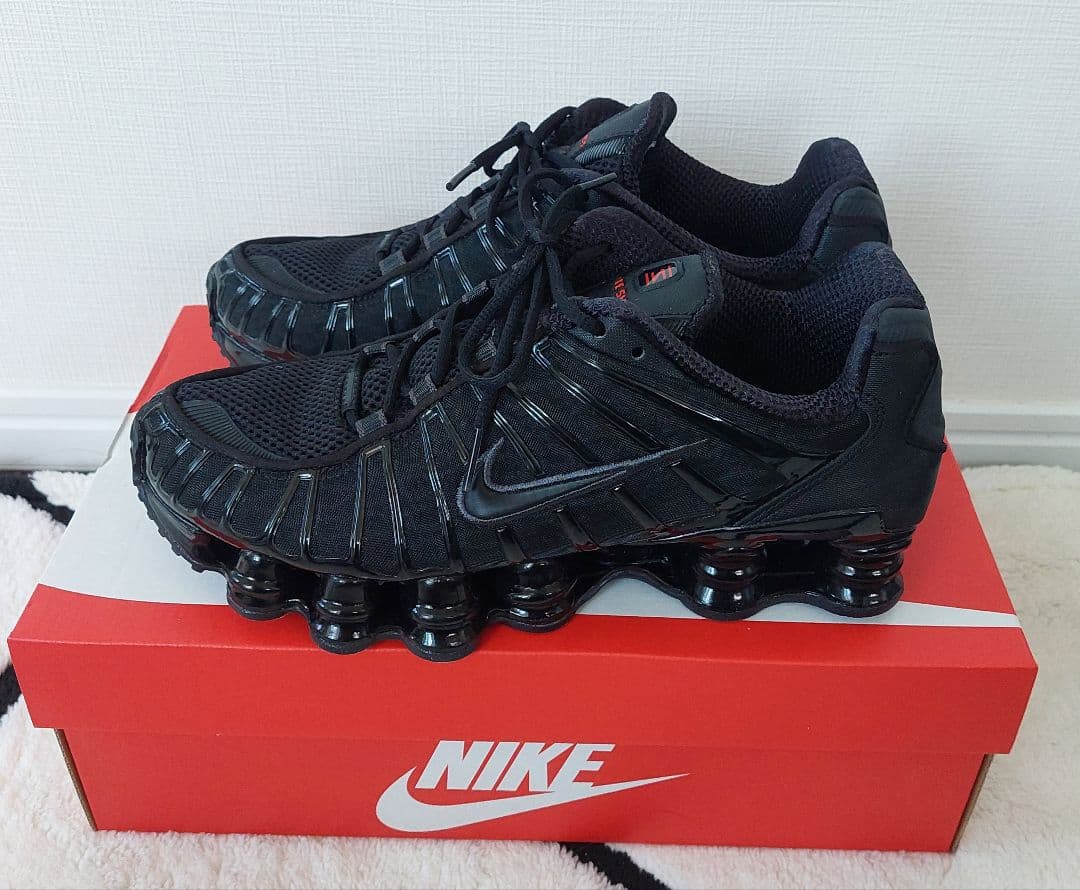 NIKE SHOX TL Black 24.5～25.0cm