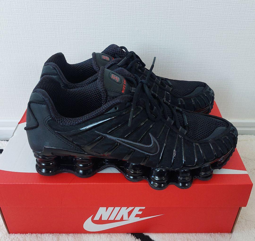 NIKE SHOX TL Black 24.5～25.0cm