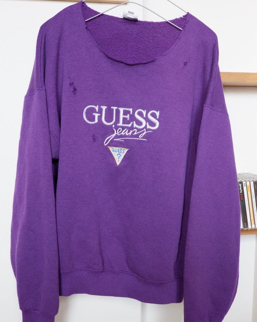 King Gnu 常田大希着用 Guess 90s 刺繍ロゴ スウェット - メルカリ