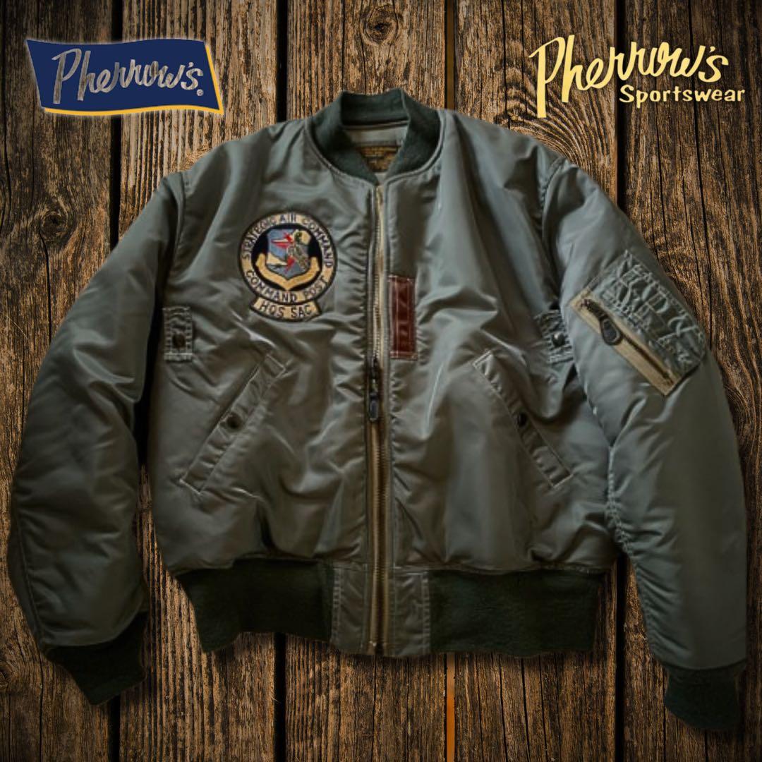 訳あり』Pherrow's C.C.MASTERS MA-1フライトジャケット - メルカリ