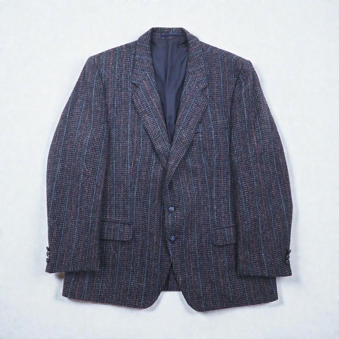 Harris Tweed ツイード 2B テーラードジャケット ブレザー L - メルカリ