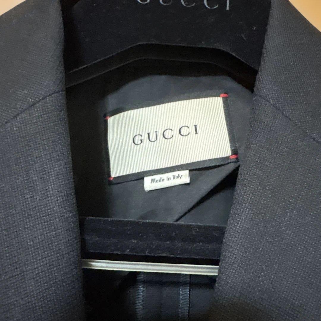 純正品 GUCCI 薄手 テーラードジャケットレディース36 GUCCI