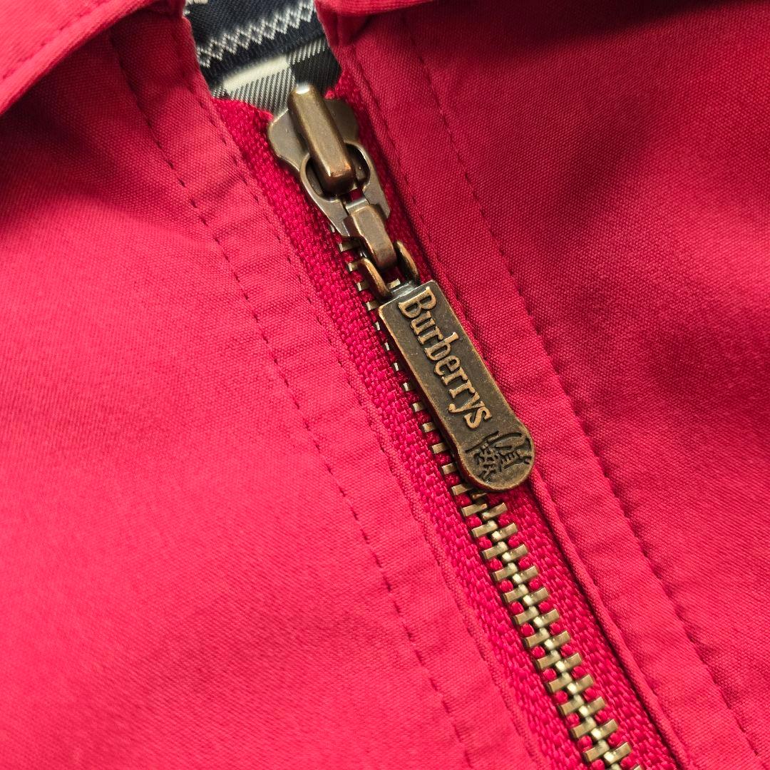 Burberrys ステンカラーコート キルティングライナー ドローコード 赤
