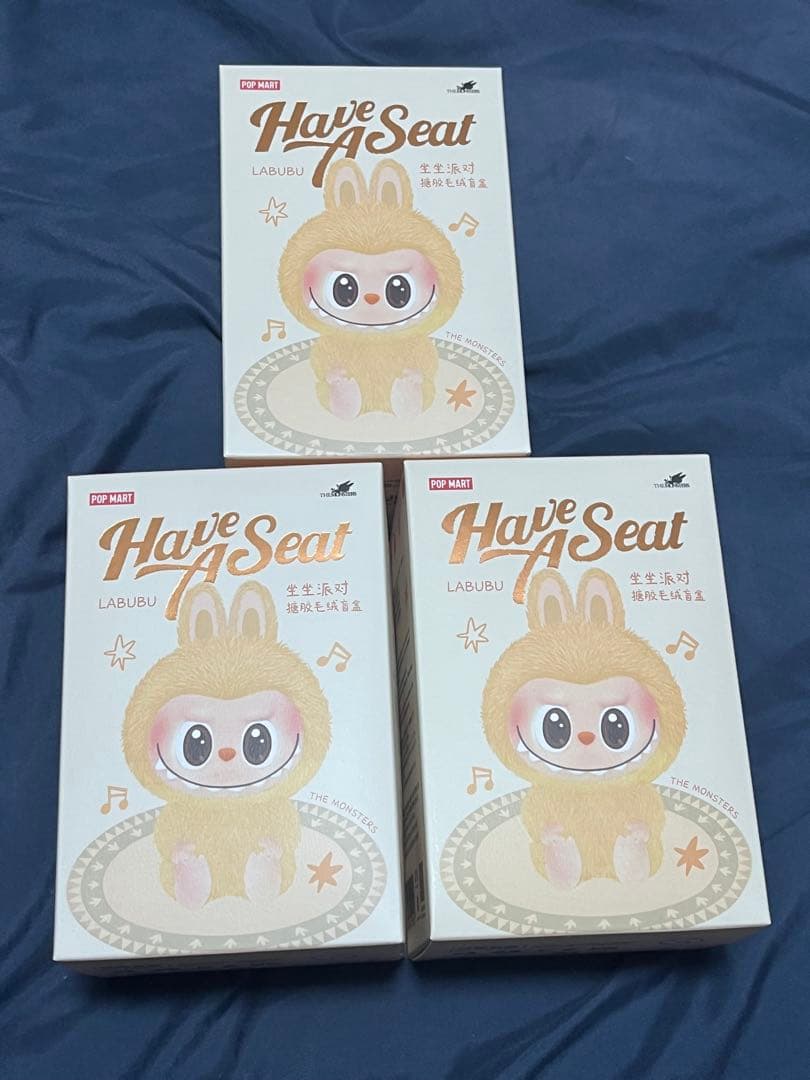 POPMART labubuラブブ Have a Seat 3個セット POP MART（ポップマート） 【正規品・単品】 THE MONSTERS Have a Seat