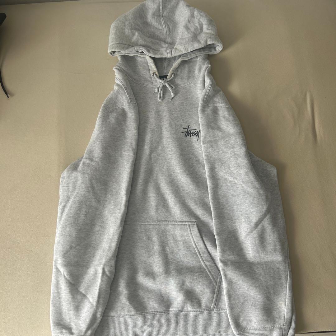 Stussy ステューシー パーカー グレー Mサイズ - メルカリ