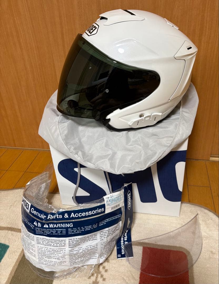 SHOEI ジェット J-FORCE4 ルミナスホワイト XLサイズ Dスモーク - メルカリ