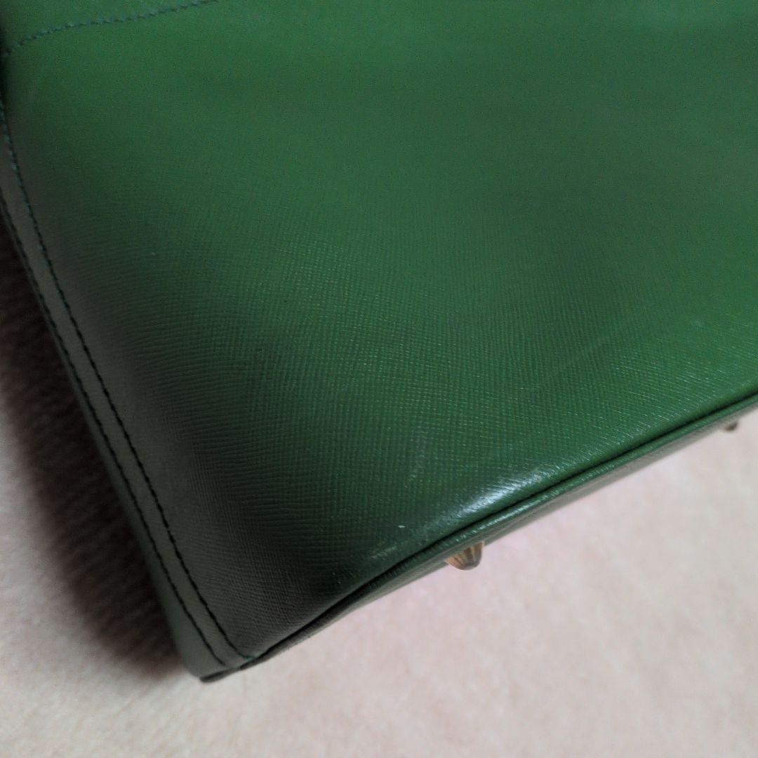 MADE IN ITALY FOXEY ハンドバッグ グリーン マカロン - メルカリ