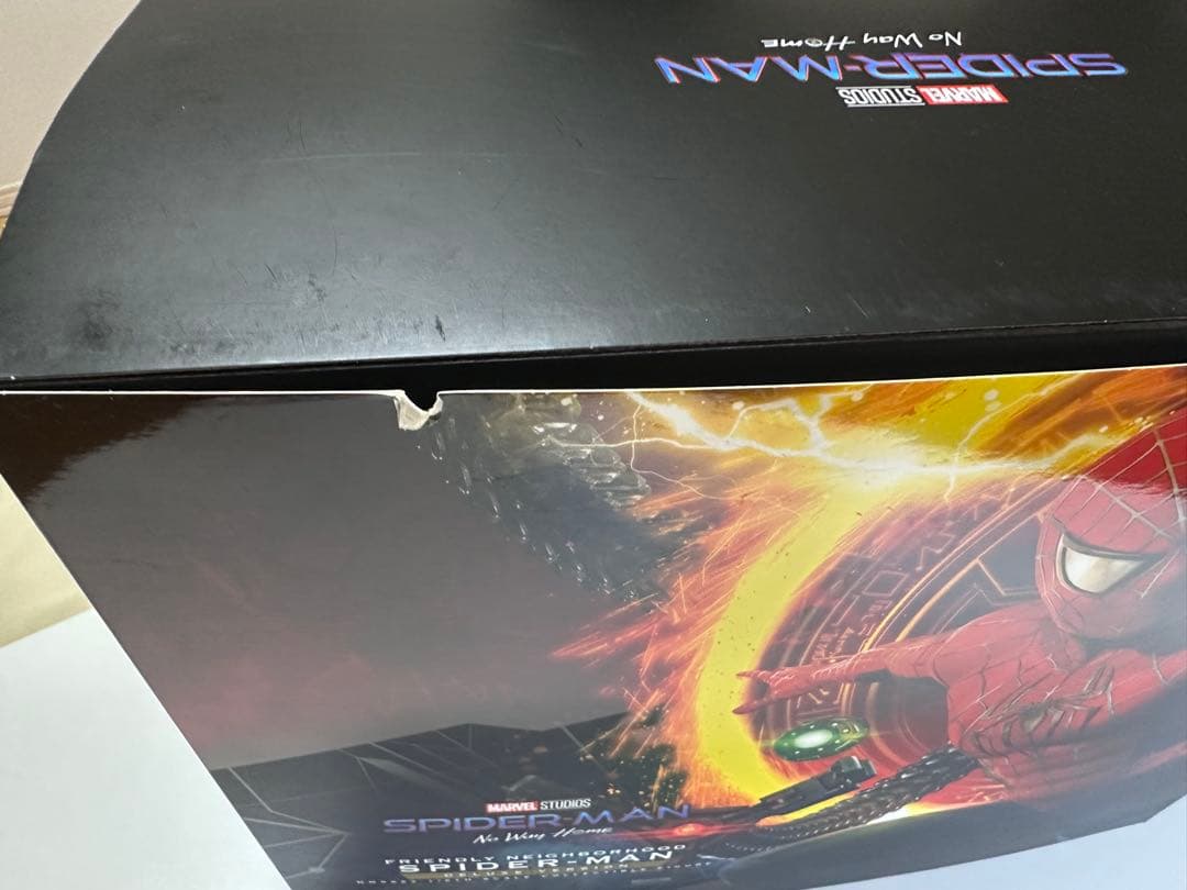 美品】ホットトイズ スパイダーマン (デラックス版 サンドマン台座付き