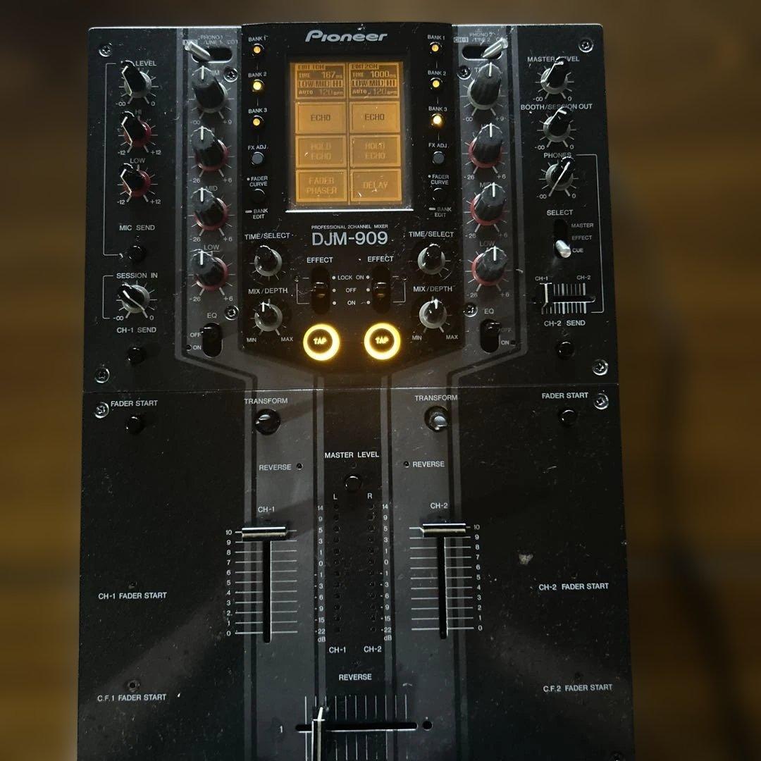 Pioneer DJM-909 DJミキサー【ジャンク品】 Pioneer DJM-909 (Colors) - 12inchSkinz