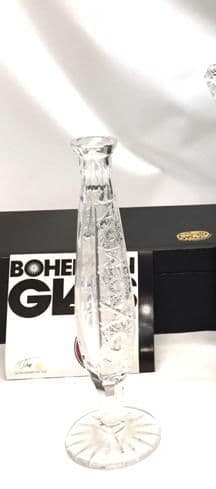 ボヘミアングラス 花瓶 一輪挿し 約25cm - メルカリ