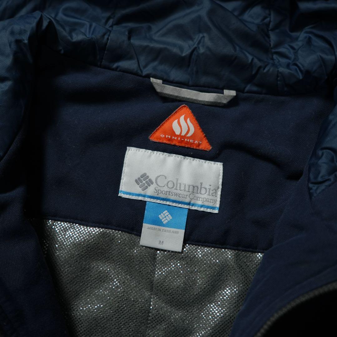 y2k Columbia パフシェルジャケット ネイビー 短丈 テック系 - メルカリ