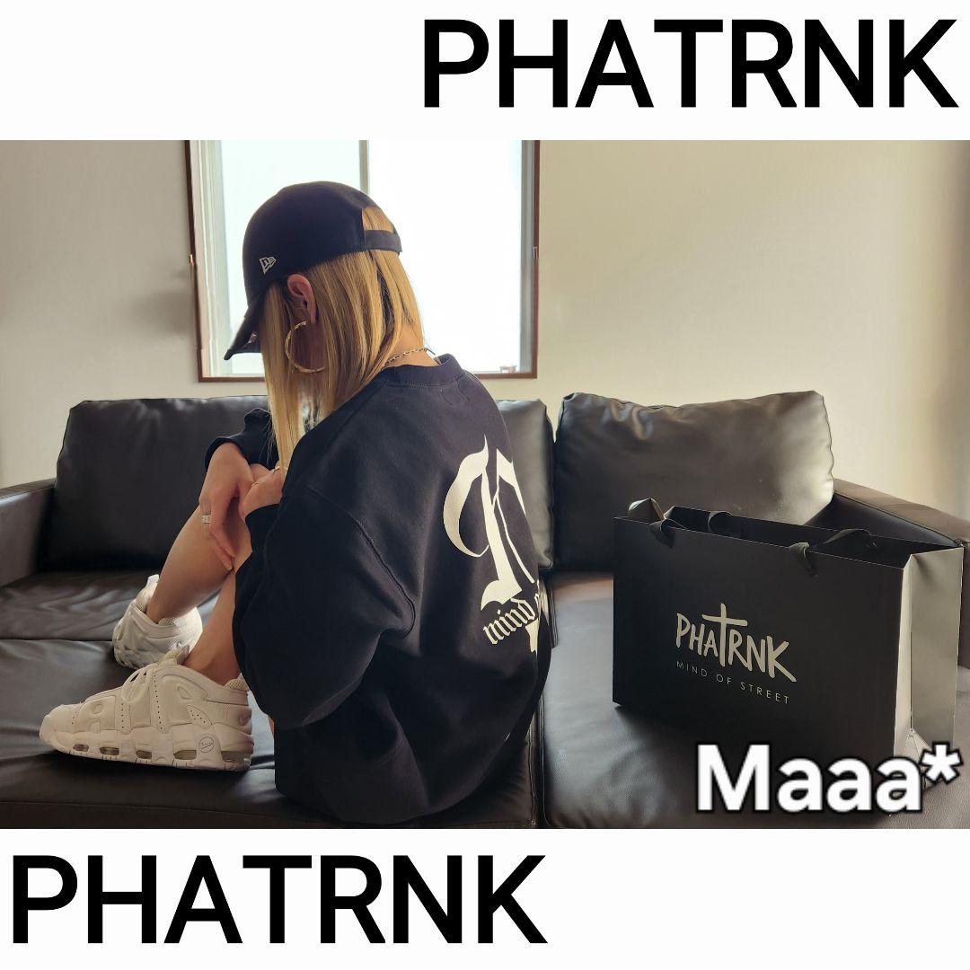 ファットランク　完売　激かわ♡　スウェット　トレーナー 楽天市場】ファットランク スウェット XL 黒系 PHATRNK ロゴ刺繍 長袖