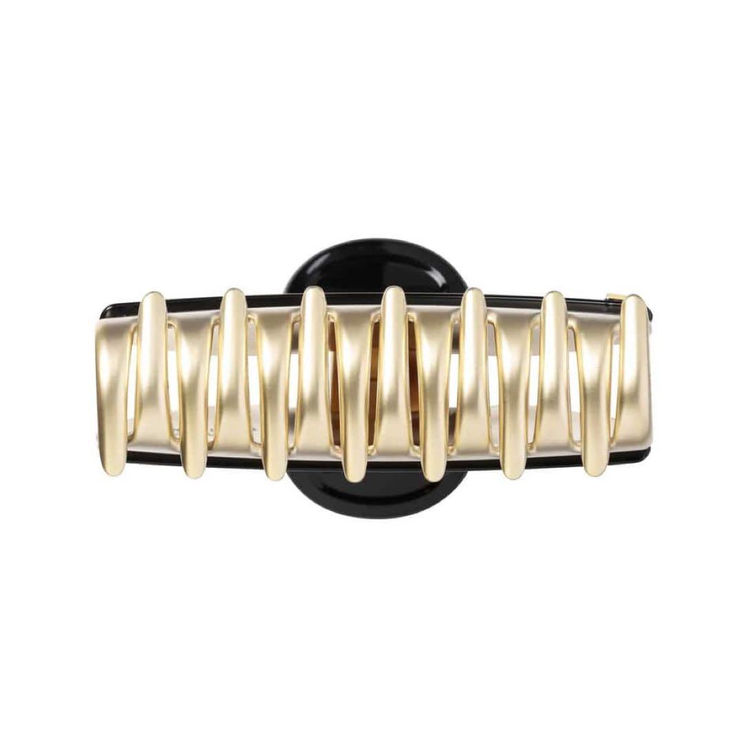 《値下げ！》【匿名配送】美品　アレクサンドル ドゥ パリ ヘアクリップ　黒　M