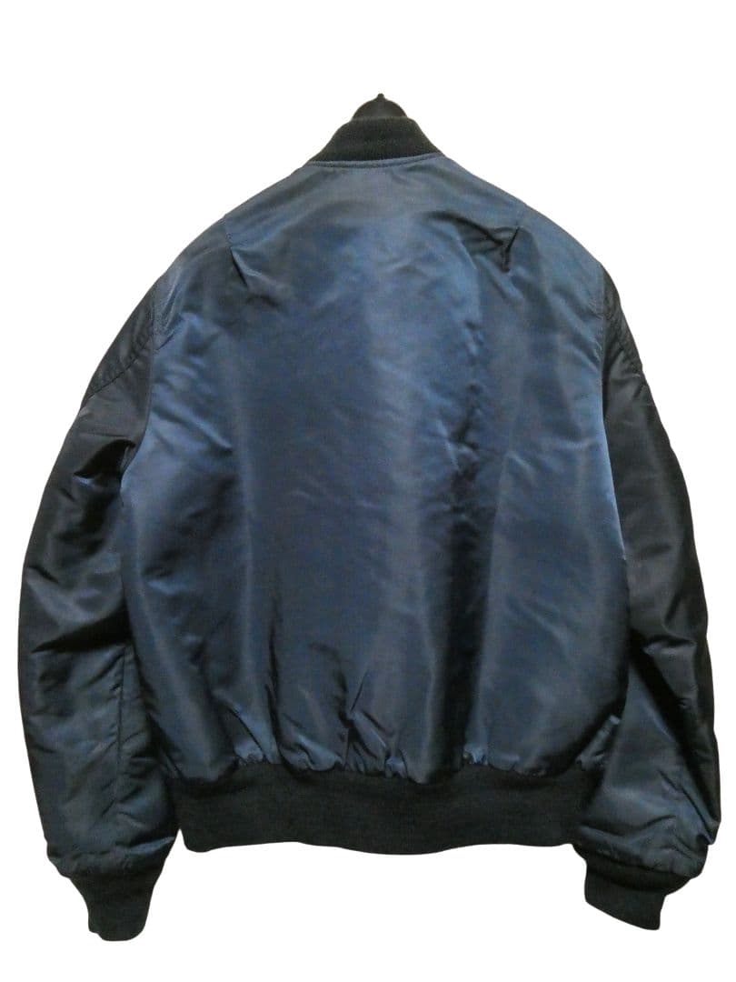 黄金サイズ38！黒タグ！53年製レプリカ！スピワックMA-1ネイビー