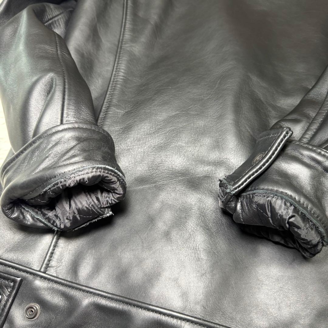 ☆【超希少】COOTIE クーティー レザージャケット 本革 シングル XL