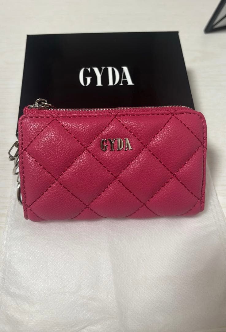 GYDA キーケース ピンク キルティング Qoo10] ジェイダ GYDA(ジェイダ) キーケース キルテ