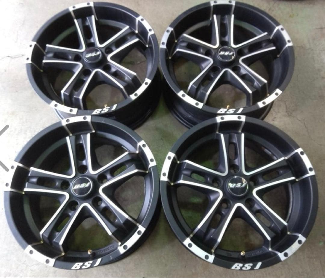 【良品】★BSJ★アルミホイール★114.3 5穴16×7J+35★デリカD5★ マルカサービス デリカD：5/RAV4 Garcia Palm8 16インチ 7J インセット