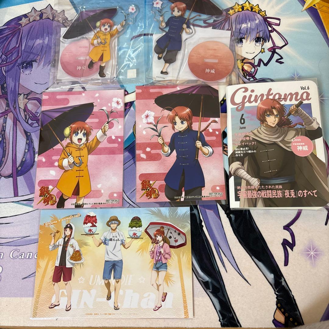 銀魂 ダッシュストア 幼少期 アクリルスタンド 神威・神楽 セット　ブロマイド 銀魂 神威 神楽 アクリルスタンド 幼少期 特典ブロマイド - メルカリ