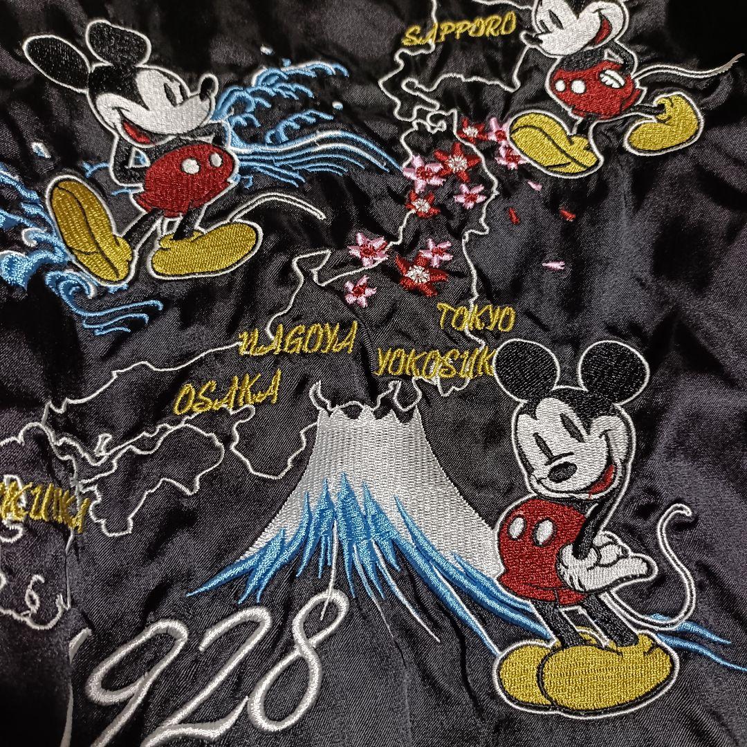 1点限定♪ディズニー スカジャン ma-1 刺繍 ミッキー 黒 М - メルカリ
