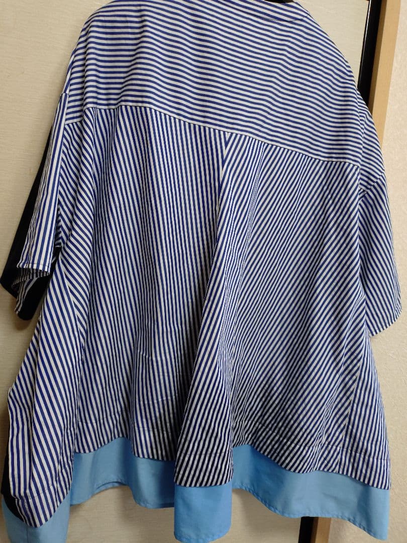 ENFOLD SHIRT COMBI PULLOVER ネイビー38 エブール - メルカリ