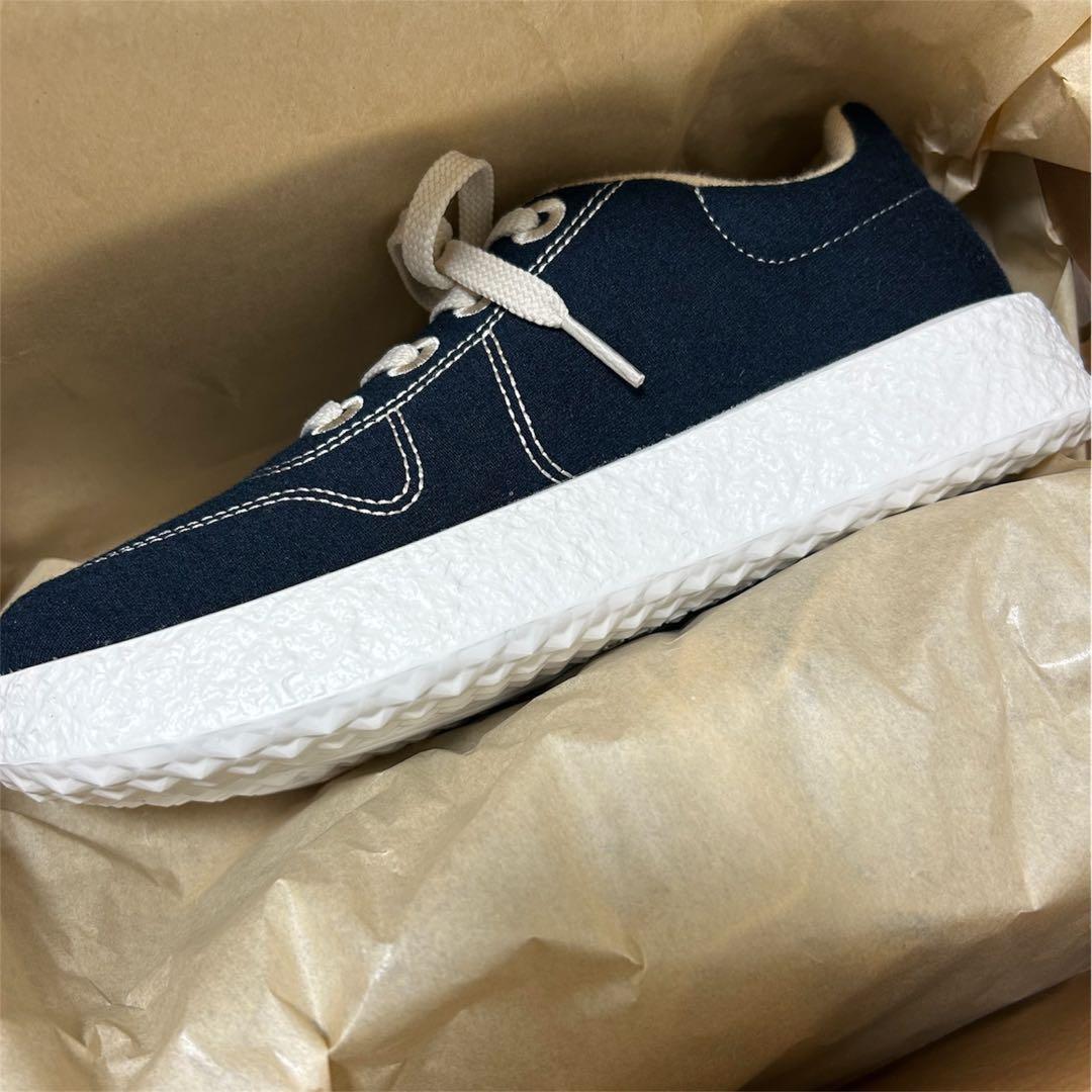 ルムトン ダーク　ネイビー スニーカー 24.0cm 軽い　韓国　人気