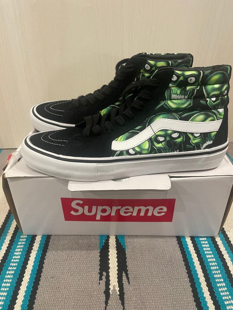supreme VANS 27 スカル skull sk8 hi pro - メルカリ