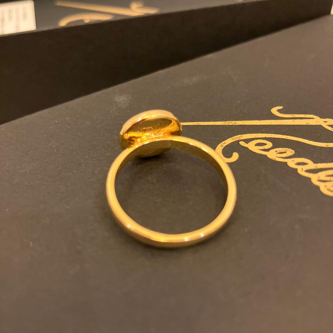 アクセサリー NEEDLES Ring - gold plate \"peace\" \"GOLD\"