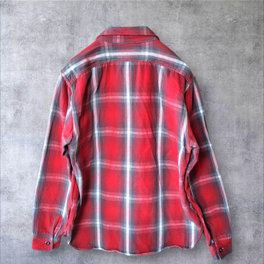 JOE McCOY 8 HOUR UNION チェック ヘヴィー ネルシャツ M - メルカリ