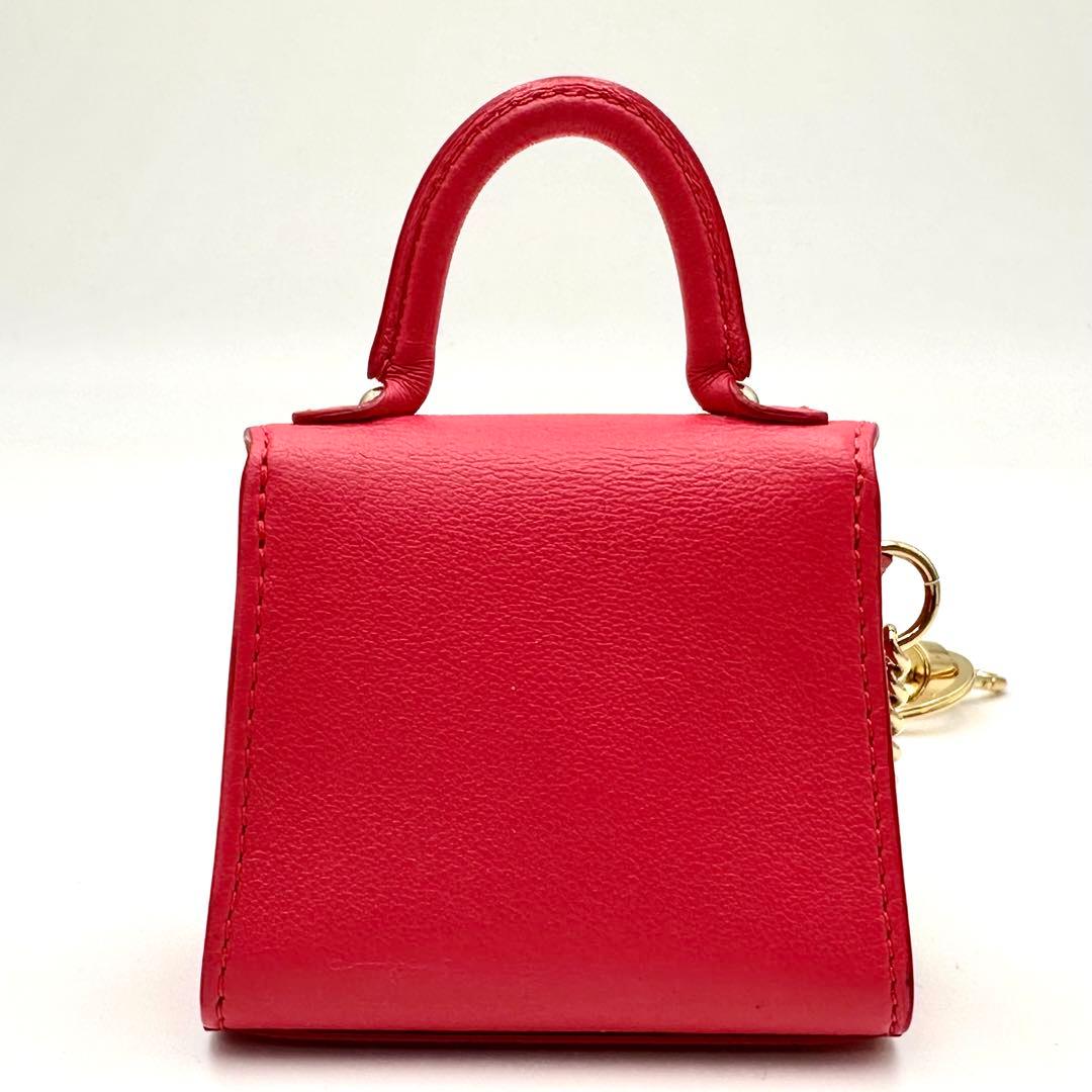 極美品✨定価21万 デルヴォー バッグ型 チャーム ブリヨン チェーン