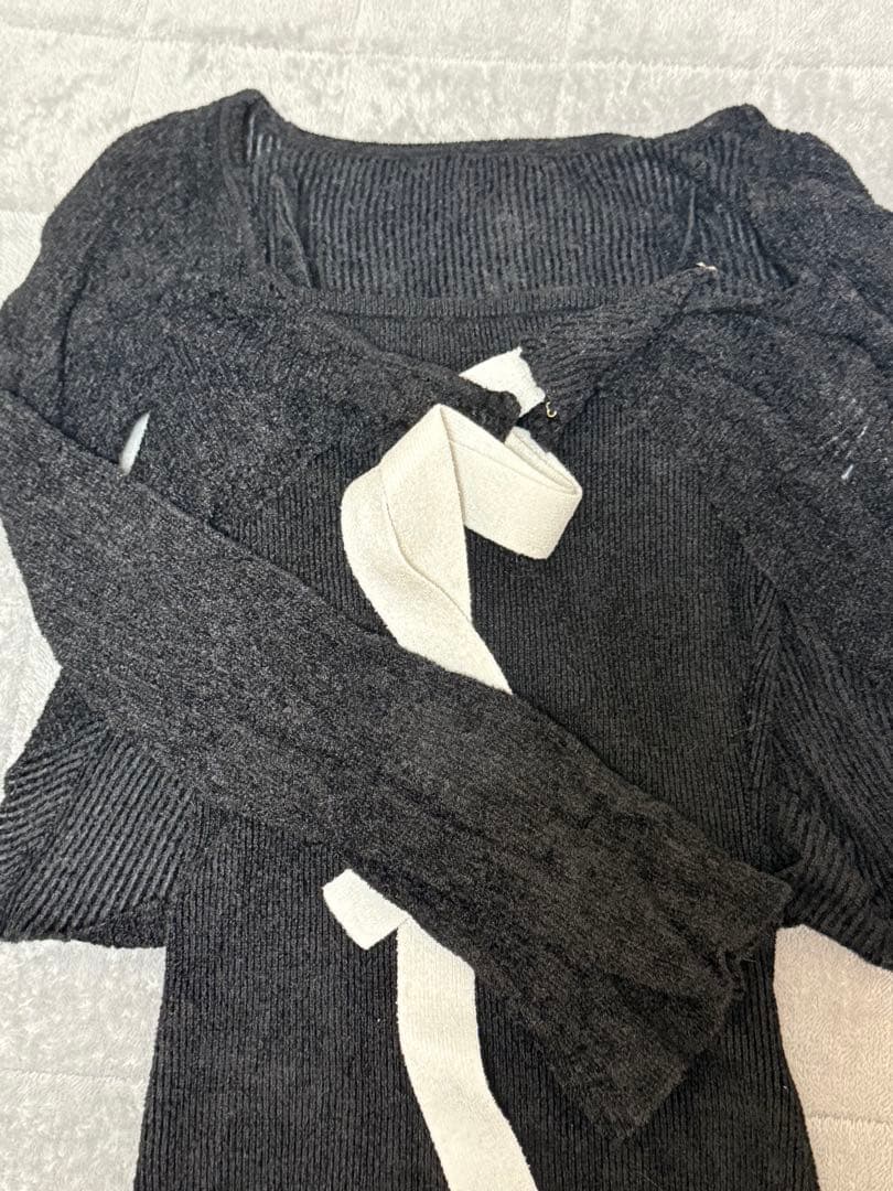 andmary Emma knit flare cardigan set - メルカリ