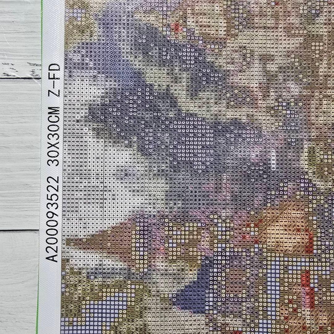 DA869☆ダイヤモンドアートキット☆スクエアビーズ☆フェアリーダスト