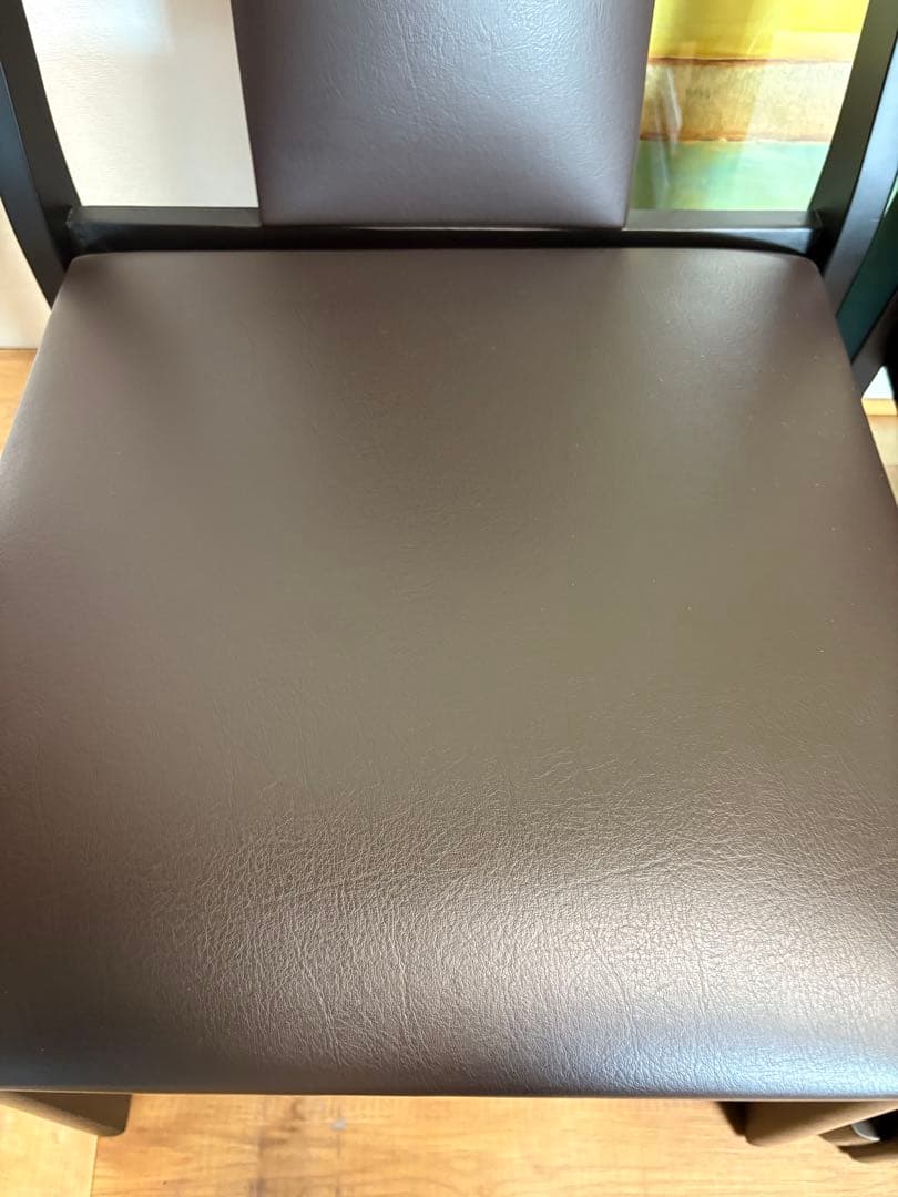 No3 木曽 本山漆器 ダイニングチェア2脚 業務用 低めの 和室にも