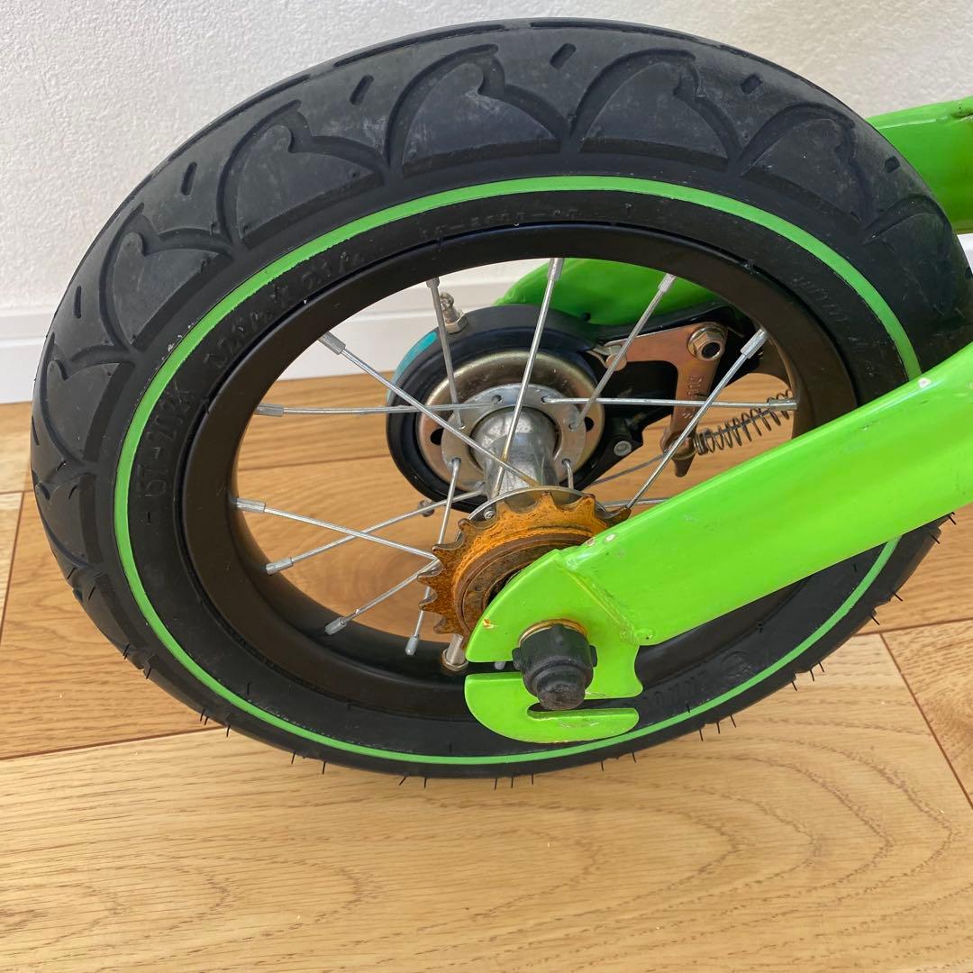 ペダルなし】へんしんバイク バランスバイク グリーン - メルカリ