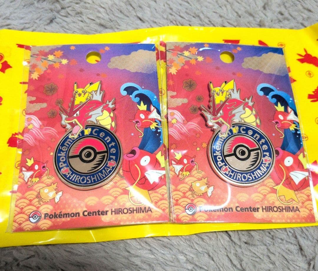 ポケモンセンター広島限定2個ロゴピンズ - メルカリ