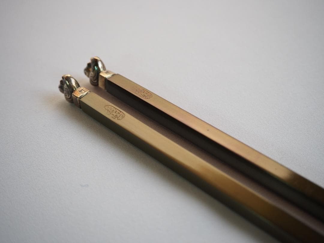木村清雲造『南鐐鳥頭火箸』共箱 - メルカリ