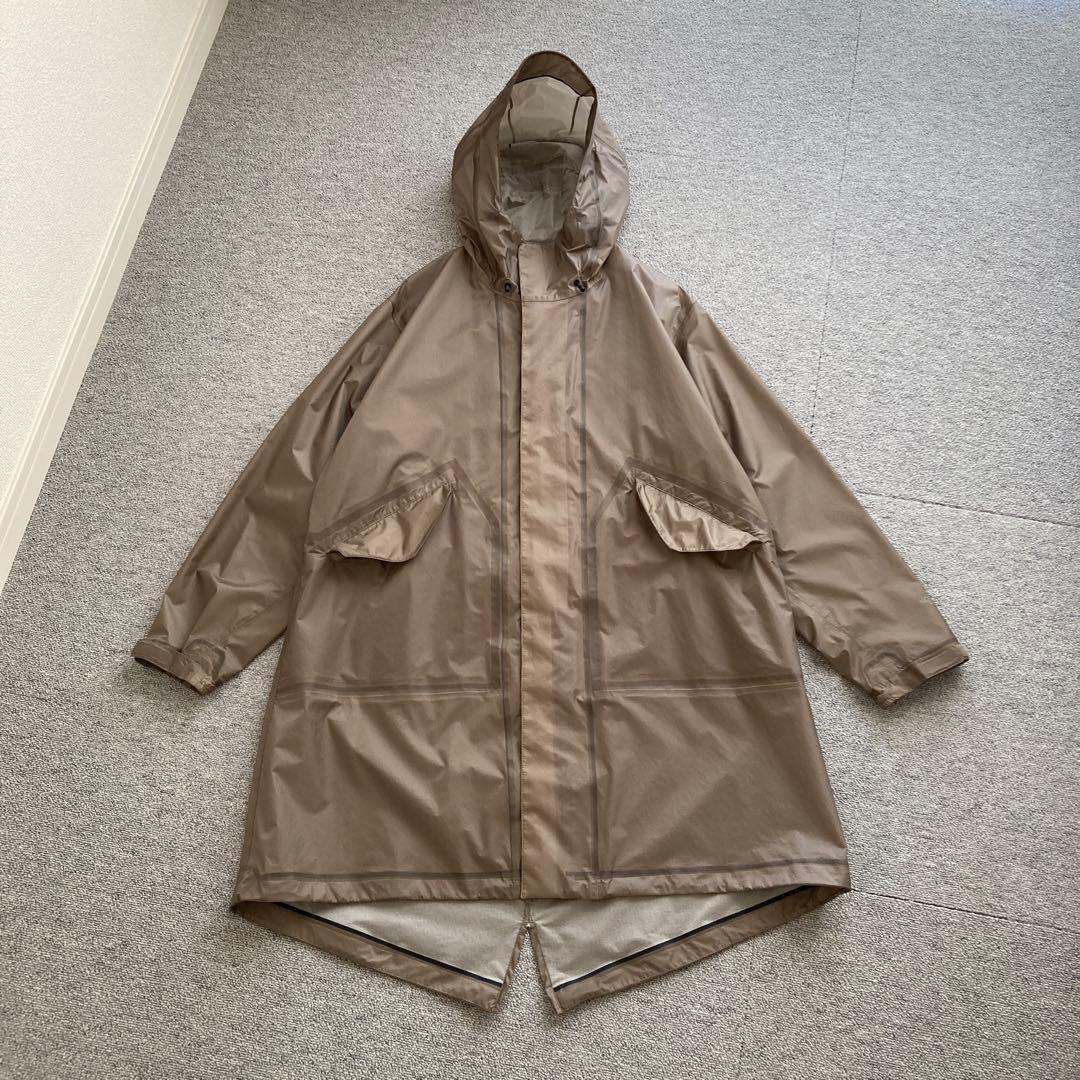 【中古美品】Sサイズ モッズコート ノースフェイス カーキ フード付き 中古美品】Sサイズ モッズコート ノースフェイス カーキ フード付き