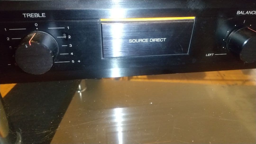 SANSUI AU-α607 プリメインアンプ 右前インシュレータ外れ 現状品