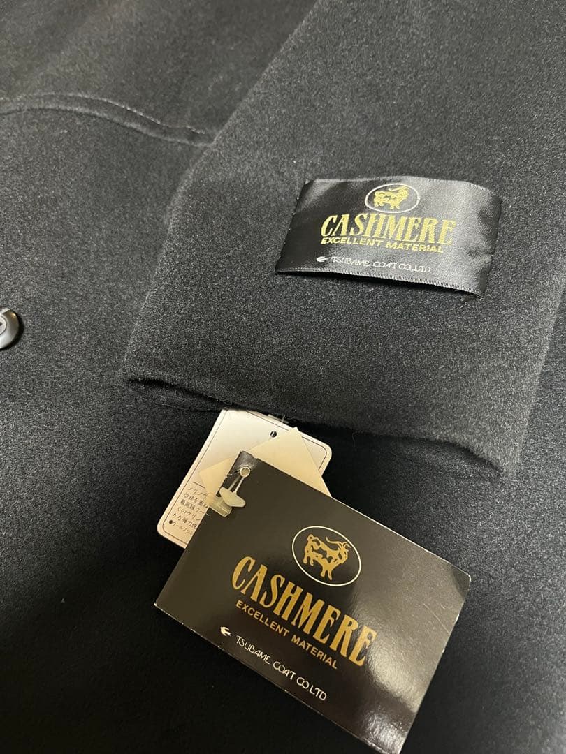 《新品》ELEN TOWN 17号　カシミア　ミドル丈　コート　大きいサイズ　黒