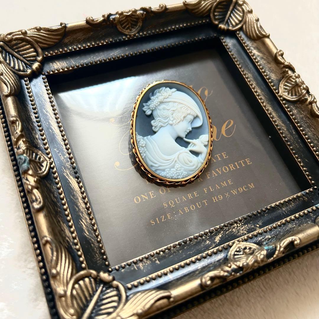 カメオブローチ ペンダントトップ k18 ギャラリーメイスン / K18 カメオ ペンダントトップ/ブローチ