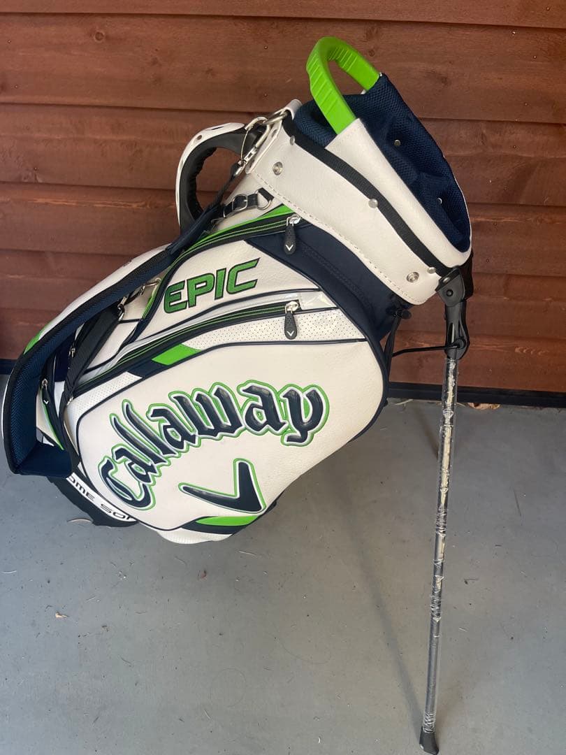 キャロウェイ Callaway EPIC キャディバッグ ホワイト/グリーン