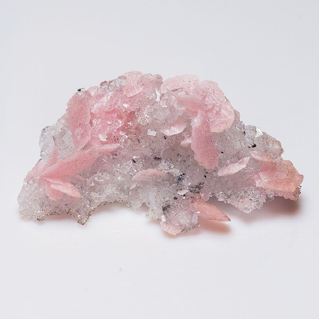 中国 ロードクロサイト フローライト 天然石 原石 鉱物標本 鉱石 蛍石