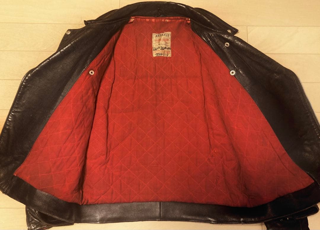 貴重】60's ルイスレザー ブロンクス ヴィンテージ D LEWIS期 - メルカリ