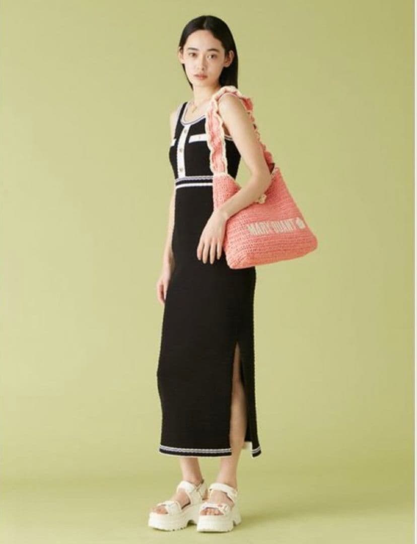 新品】リリーブラウン マリークワント/ペーパーラウンドフリルバッグ