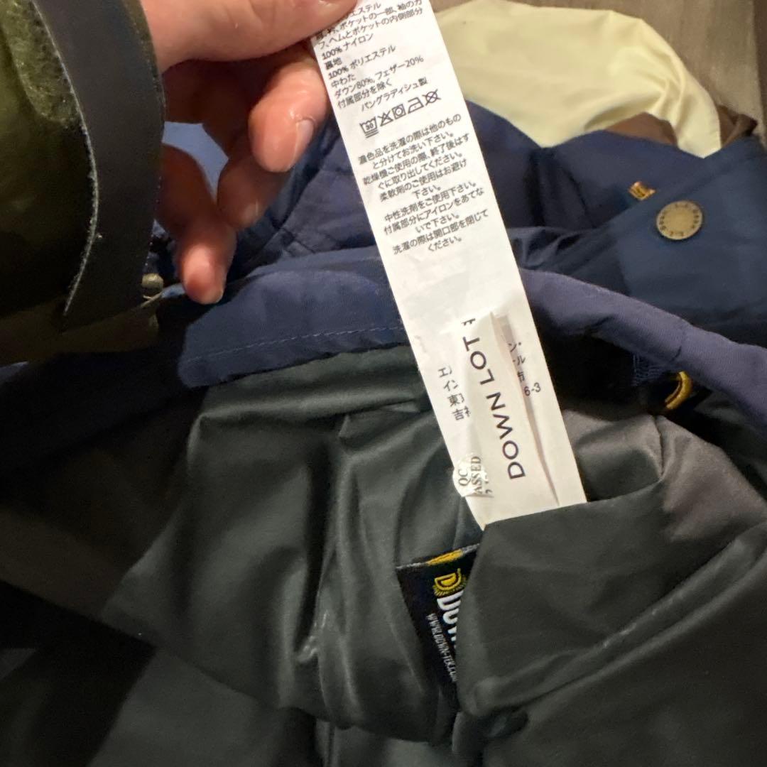 L.L.Bean ダウンジャケット ネイビー DOWNTEK 肉厚