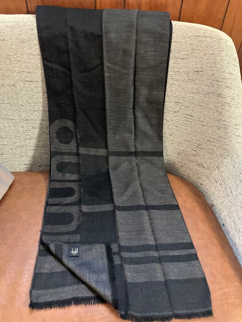 さくら dunhill ストライプマフラー ブラック/グレー 楽天市場】ダンヒル マフラー・ストール dunhill ライトウェイト